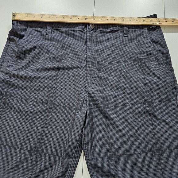 Dickies Shorts Mens 40 Blue Tiny Plaid Chino Flex Hybrid Stretch Pockets Golf - Picture 4 of 14